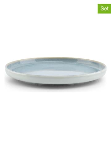 Salt and Pepper 4er-Set: Frühstücksteller "Nuo" in Hellblau - Ø 20,5 cm