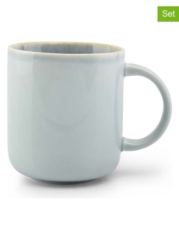 Salt and Pepper 4er-Set: Kaffeetassen "Nuo" in Hellblau - 300 ml