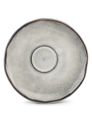Salt and Pepper 4er-Set: Untertassen "Capri"  in Grün/ Blau - Ø 16 cm