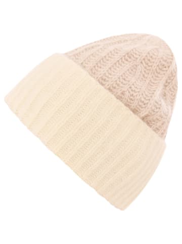 Zwillingsherz Kasjmieren muts beige/crème