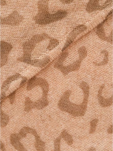 Zwillingsherz Kaschmir-Dreieckstuch in Beige - (L)175 x (B)120 cm