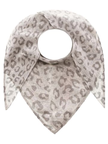 Zwillingsherz Kasjmieren driehoekige doek grijs - (L)175 x (B)120 cm