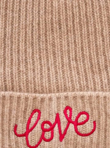 Zwillingsherz Kasjmieren beanie lichtbruin
