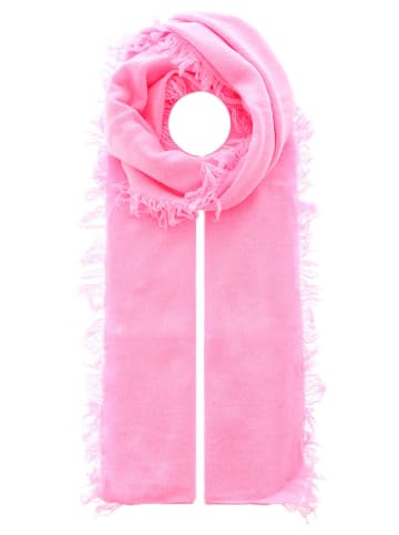 Zwillingsherz Schal in Rosa - (L)190 x (B)75 cm
