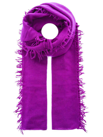 Zwillingsherz Schal in Lila - (L)190 x (B)75 cm