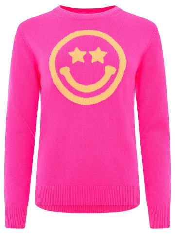 Zwillingsherz Kaschmir-Pullover in Pink
