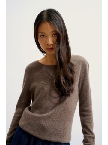 AUTHENTIC CASHMERE Kasjmieren trui "Epéna" bruin