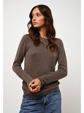 AUTHENTIC CASHMERE Kaszmirowy sweter "Epéna" w kolorze brązowym