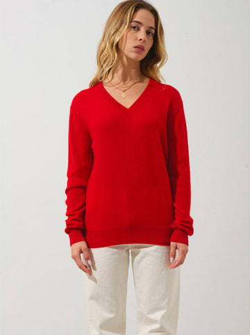 AUTHENTIC CASHMERE Kasjmieren trui "Gardorina" rood