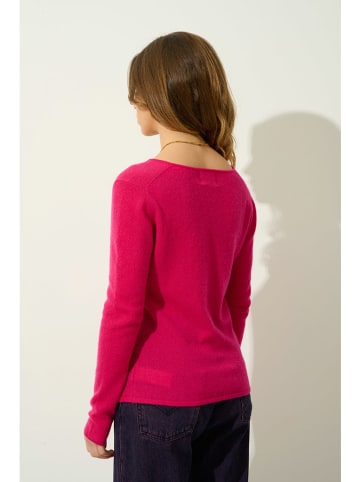 AUTHENTIC CASHMERE Kaszmirowy sweter "Galise" w kolorze różowym