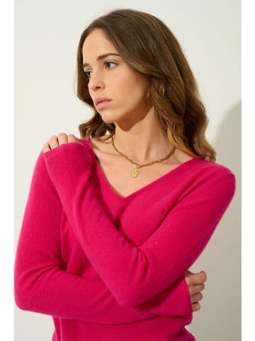 AUTHENTIC CASHMERE Kaszmirowy sweter "Galise" w kolorze różowym