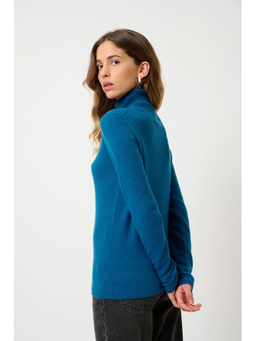 AUTHENTIC CASHMERE Kaschmir-Rollkragenpullover "Bise" in Blau
