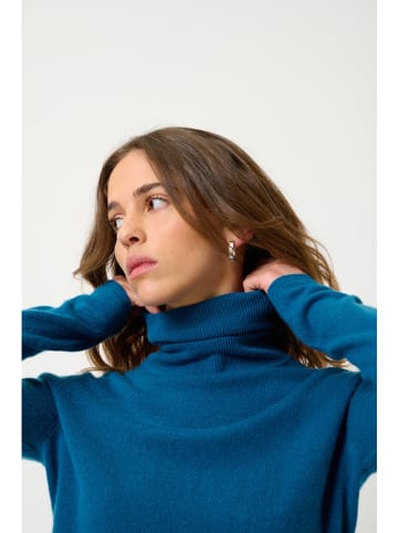 AUTHENTIC CASHMERE Kaschmir-Rollkragenpullover "Bise" in Blau