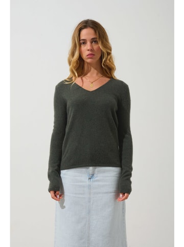 AUTHENTIC CASHMERE Kaschmir-Pullover "Galise" in Khaki