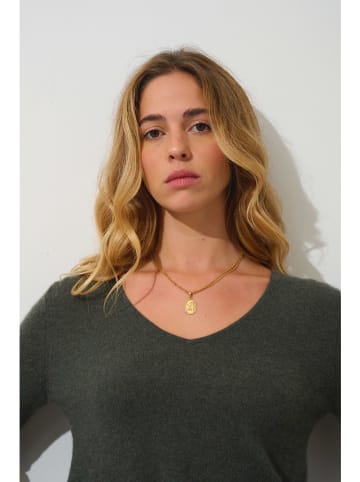 AUTHENTIC CASHMERE Kaschmir-Pullover "Galise" in Khaki