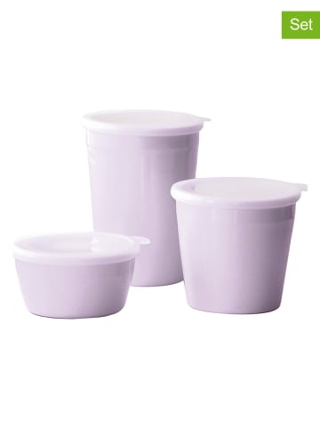 Sauter 3-delige set: voorraadcontainers paars