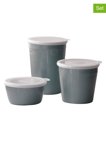 Sauter 3-delige set: voorraadcontainers grijs