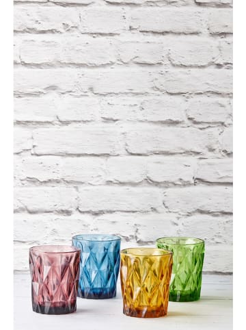 Artland 4-delige set: glazen ''Highgate'' meerkleurig - 300 ml