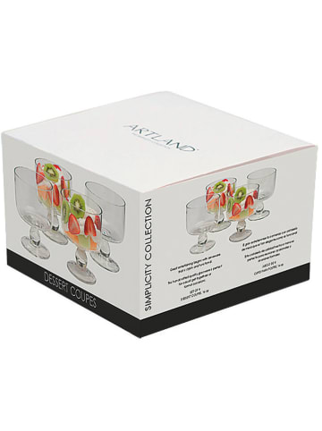 Artland 4-delige set: dessertglazen ''Simplicity'' - 550 ml