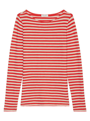 Marc O´Polo Longsleeve in Rot/ Beige