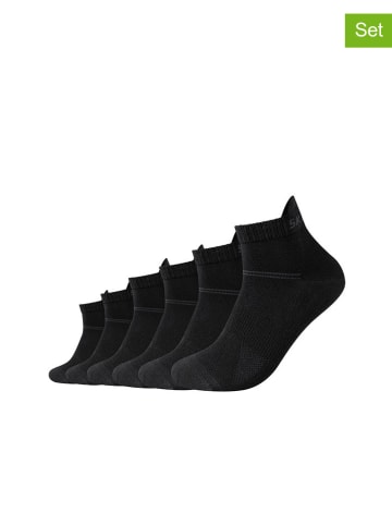 Skechers 6er-Set: Socken in Schwarz