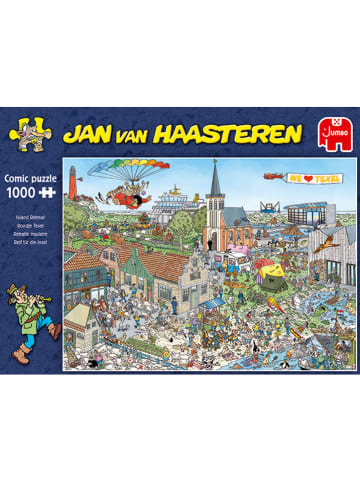 Jumbo 1000tlg. Puzzle "Jan van Haasteren - Reif für die Insel" - ab 12 Jahren