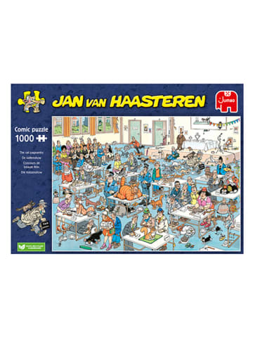 Jumbo 1000tlg. Puzzle "Jan van Haasteren - Die Katzenshow" - ab 12 Jahren