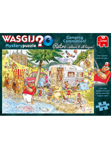Jumbo 1.000tlg. Puzzle "Wasgij Retro Mystery 6 - Camping-Wahnsinn!" - ab 12 Jahren