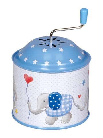 Die Spiegelburg Spieluhrdose "Elefant" in Hellblau - ab Geburt