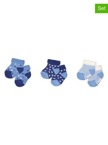 Die Spiegelburg 3er-Set: Babysocken in Hellblau