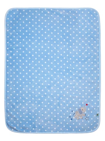 Die Spiegelburg Kuscheldecke in Hellblau - (L)75 x (B)100 cm