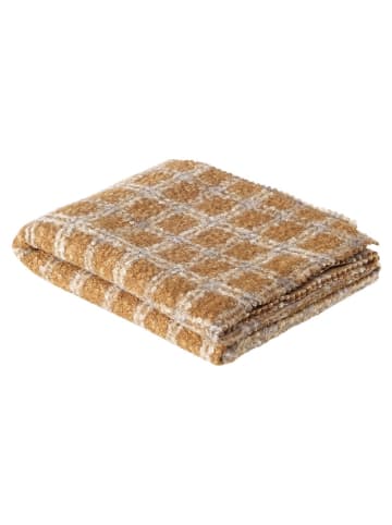 Boltze Woondeken ''Checkie'' lichtbruin - (L)152 x (B)130 cm