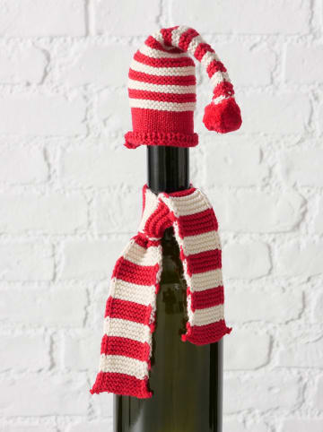 Boltze 4-delige set: wijnflestopper "Lutin" grijs/rood - (L)6 x (B)3 cm