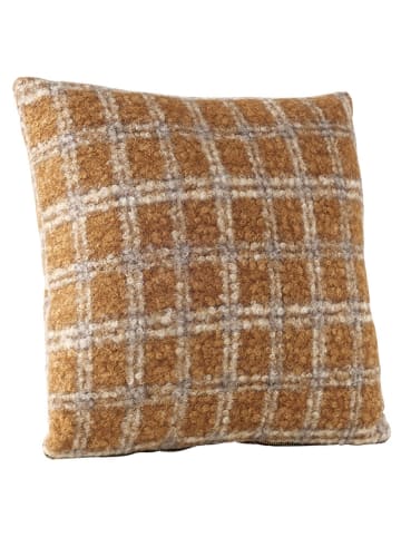 Boltze Kussen "Checkie" lichtbruin - (L)45 x (B)45 cm