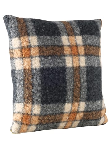 Boltze Kissen ''Rombo'' in Grau/ Hellbraun - (L)40 x (B)40 cm