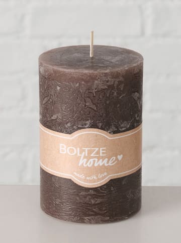 Boltze Stompkaars "Casual" taupe - (H)10 x Ø 7 cm