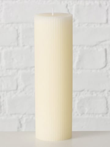 Boltze Stumpenkerze ''Classic'' in Creme - (H)20 x Ø 6 cm