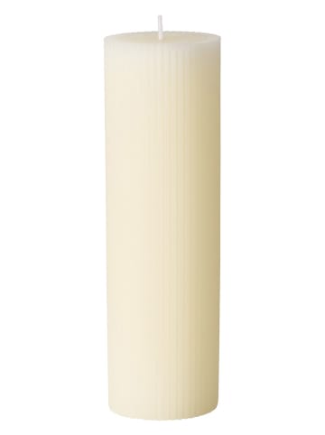 Boltze Stumpenkerze ''Classic'' in Creme - (H)20 x Ø 6 cm