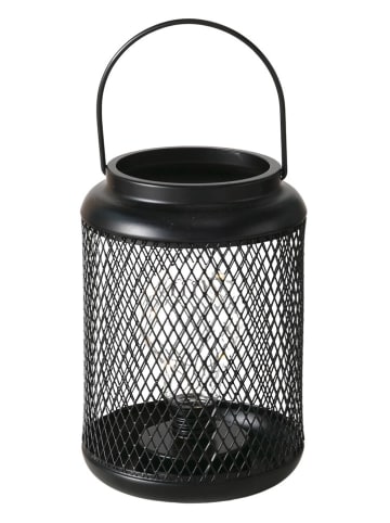 Boltze Ledtafellamp "Montagu" zwart - (H)18 x Ø 12 cm
