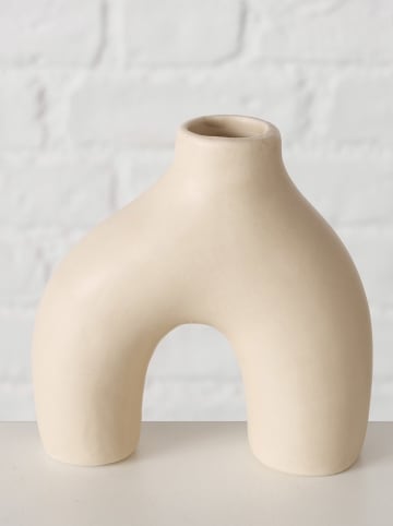 Boltze 3er-Set: Vasen ''Metty'' in Beige - (H)10 cm