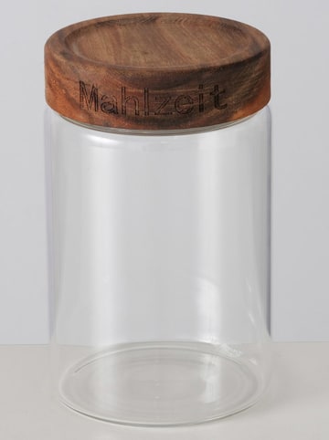 Boltze Voorraadglas "Aspen" bruin - (H)16,5 x Ø 10 cm