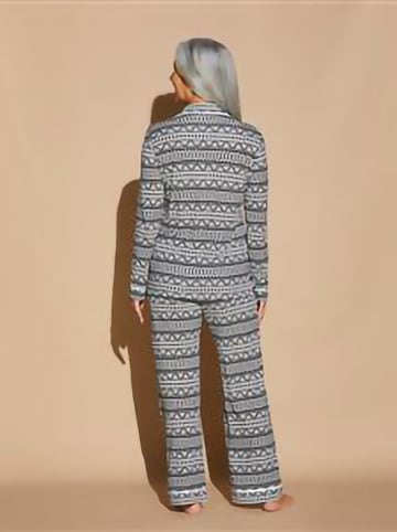 cosabella Pyjama in Schwarz/ Weiß