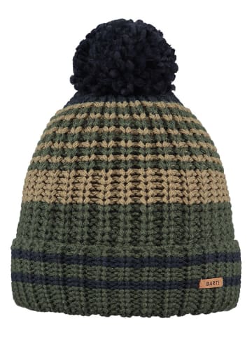 Barts Mütze "Edin" in Dunkelblau/ Khaki/ Beige