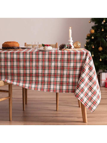 mint Deco Tafellaken "Christmas Naibi" rood/wit