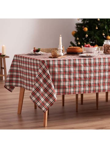 Mint Rugs Tafellaken "Christmas Naibi" rood/wit