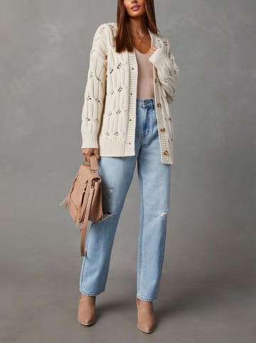 Milan Kiss Cardigan in Creme