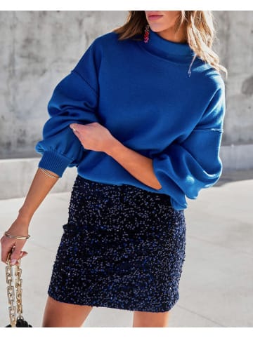 Milan Kiss Pullover in Blau