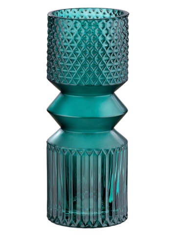 GILDE Vase "Pintu" in Grün - (H)30 x Ø 11,5 cm