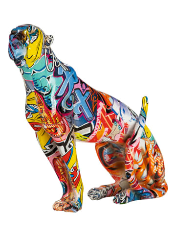 GILDE Dekofigur "Street Art" in Bunt - (B)33 x (H)33 x (T)10 cm