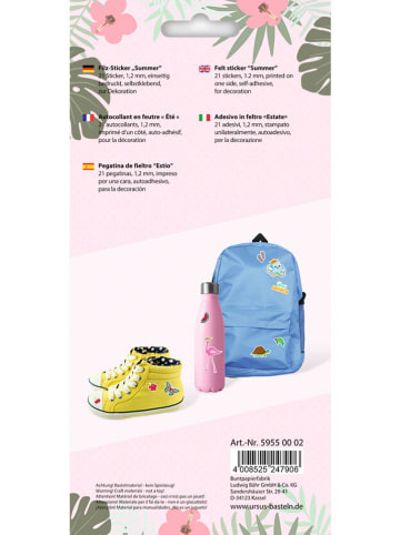 URSUS Filz-Sticker "Summer"